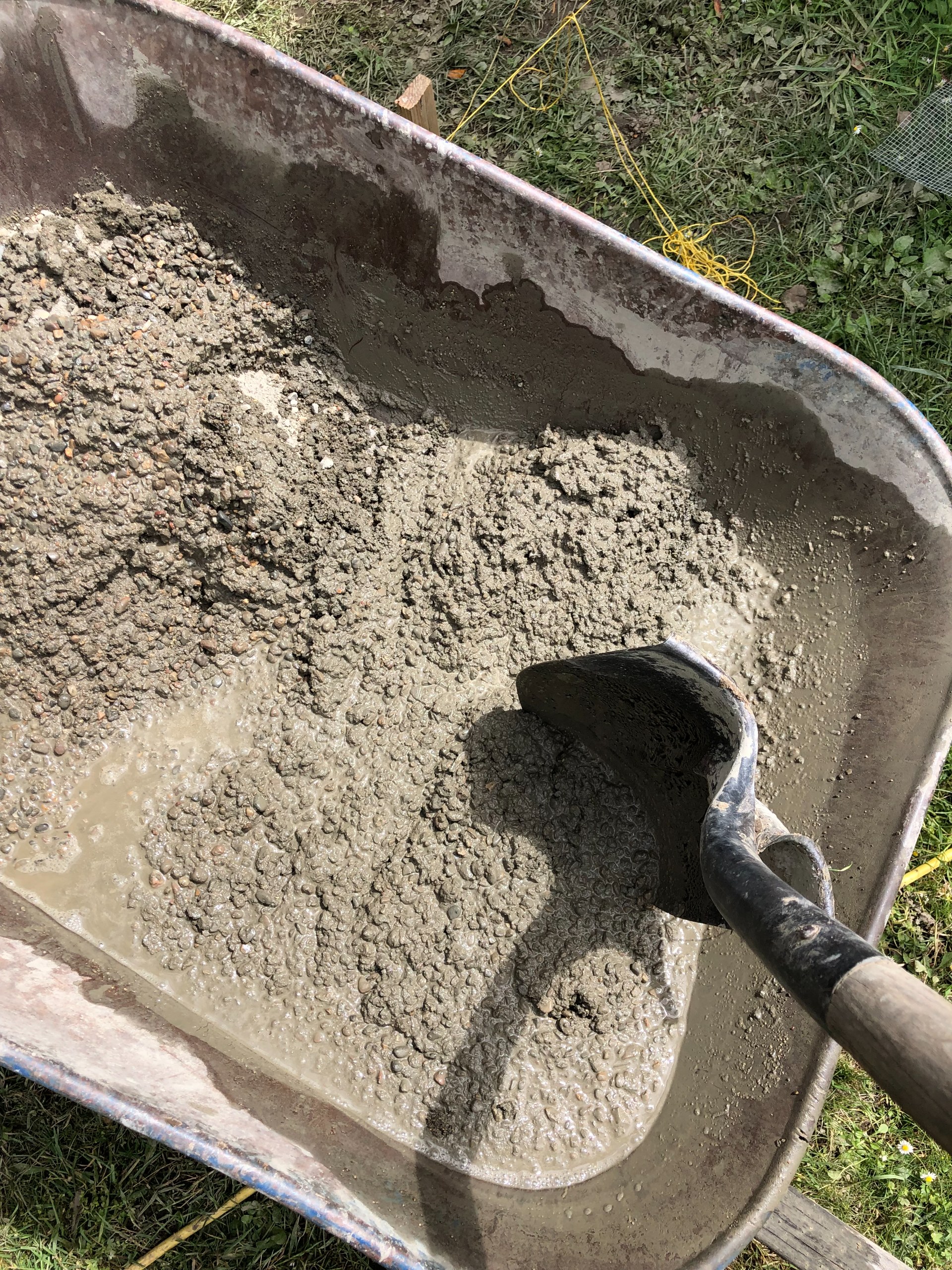 Pour a Small Pier, Footing or Slab Foundation